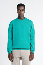 MAGLIA GIROCOLLO CASHMERE LIKE VERDE SMERALDO